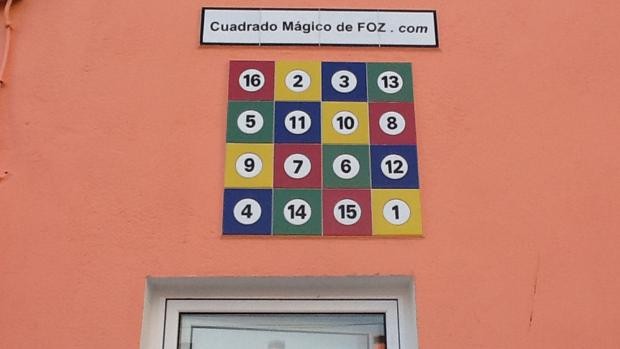 El 'cuadrado mágico de Foz', los 'fozudokus' y las matemáticas llegadas desde Lugo